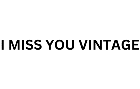 I Miss You Vintage Logo